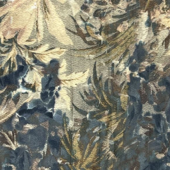 Floral Rayon Blend Pants Women's 4 Green Multi Allover Flower Print - Picture 5 of 16